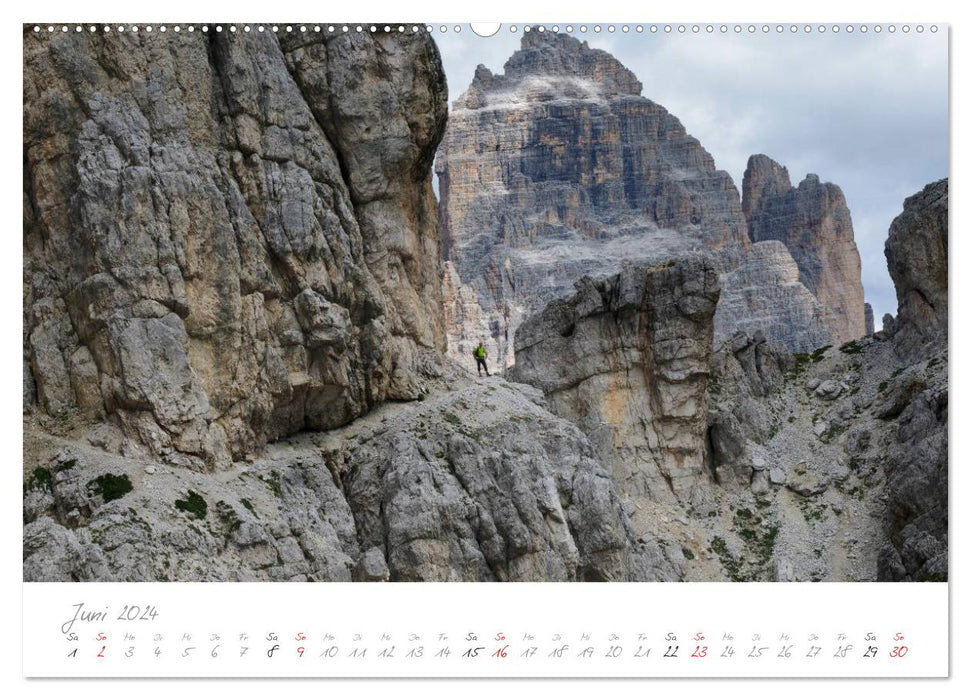 Süchtig nach den Dolomiten (CALVENDO Premium Wandkalender 2024)