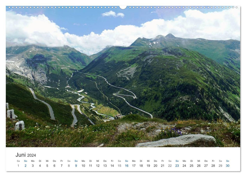 Schweizer Panoramen (CALVENDO Premium Wandkalender 2024)