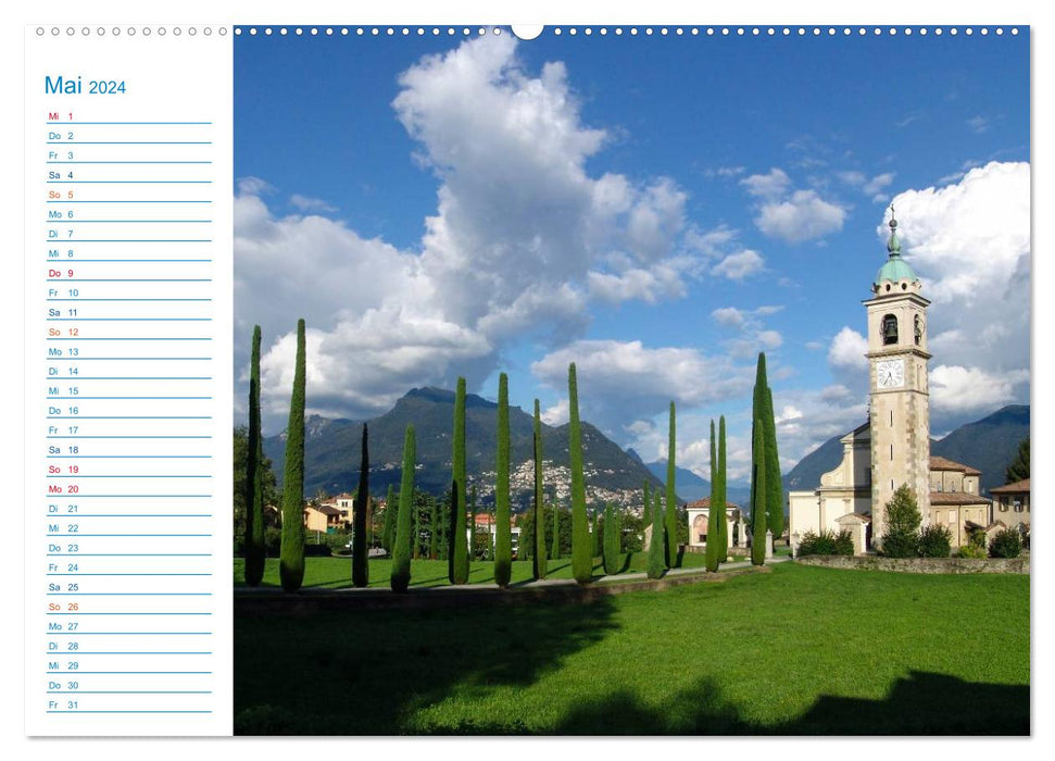 Beautiful Ticino (CALVENDO Premium Wall Calendar 2024) 
