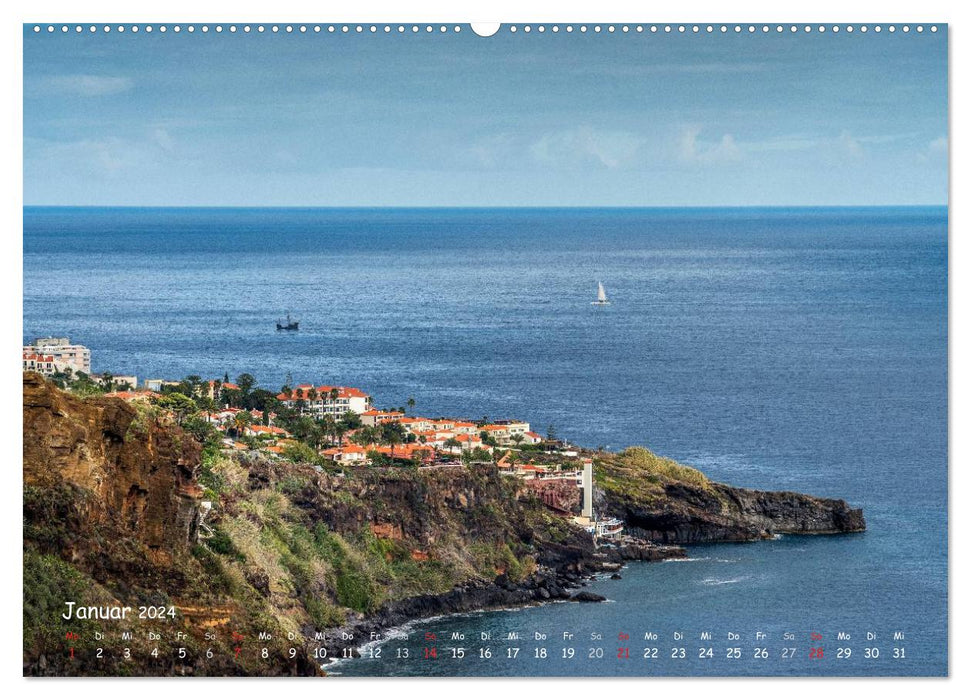 Madère, l'île de l'Atlantique (Calvendo Premium Wall Calendar 2024) 