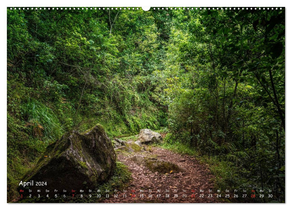 Madeira, die Insel im Atlantik (CALVENDO Premium Wandkalender 2024)