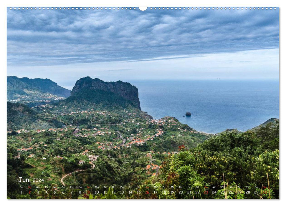 Madère, l'île de l'Atlantique (Calvendo Premium Wall Calendar 2024) 