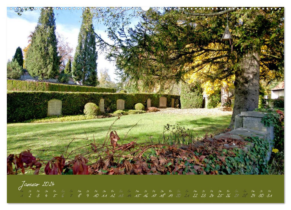 Spaziergang um das Kloster St. Ottilien (CALVENDO Premium Wandkalender 2024)