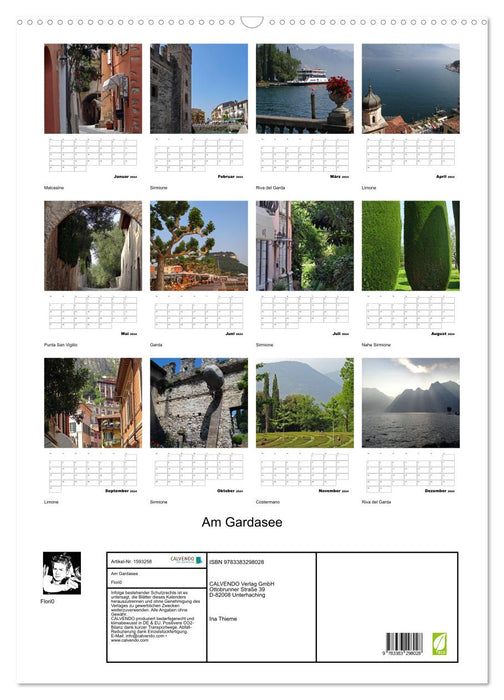 At Lake Garda (CALVENDO wall calendar 2024) 