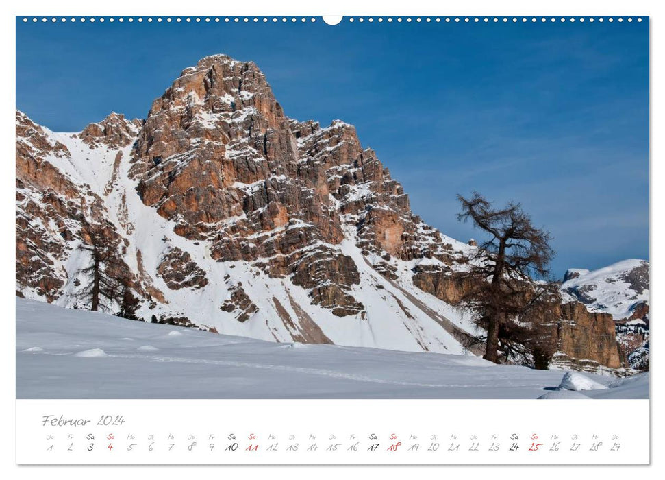 Accro aux Dolomites (Calendrier mural CALVENDO 2024) 