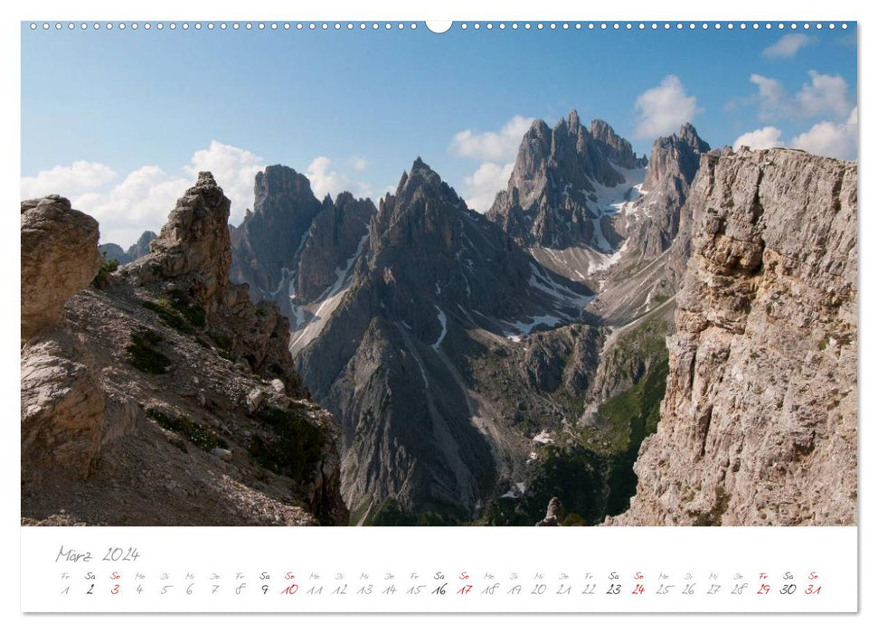 Accro aux Dolomites (Calendrier mural CALVENDO 2024) 