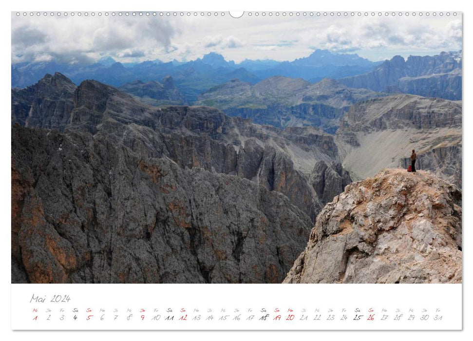 Accro aux Dolomites (Calendrier mural CALVENDO 2024) 