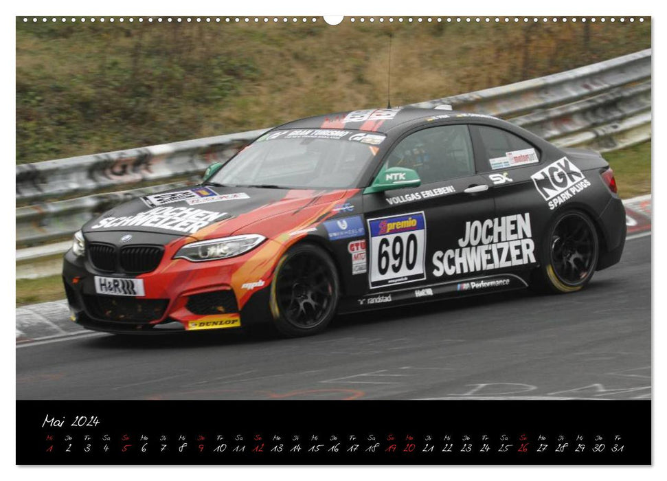 Motorsport Action 2024 (CALVENDO Premium Wandkalender 2024)