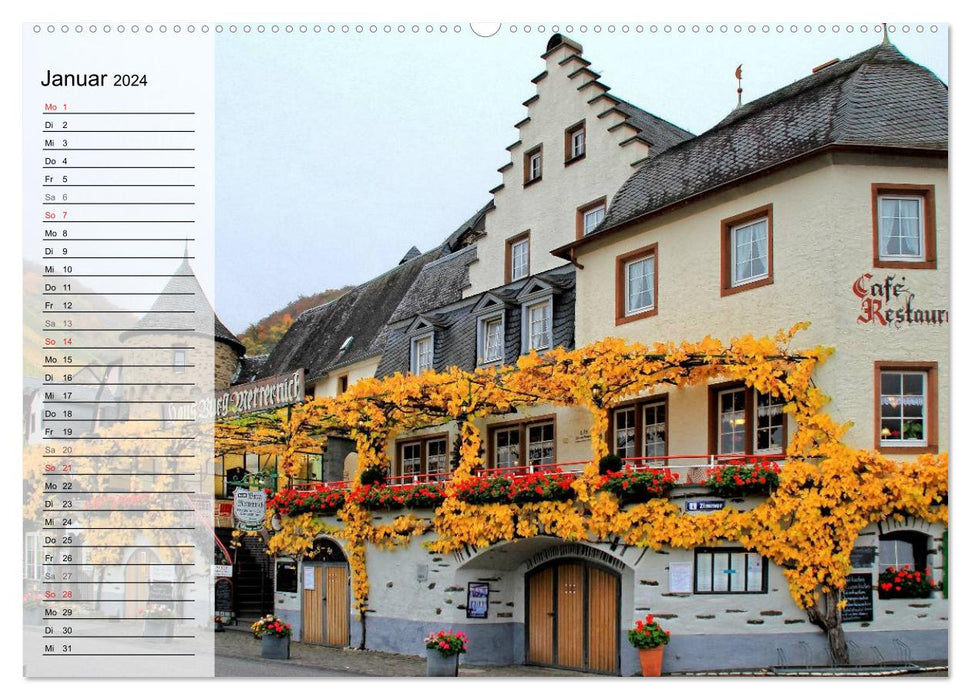 A pearl on the Moselle - Beilstein (CALVENDO wall calendar 2024) 