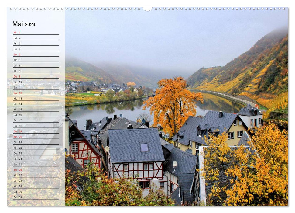 A pearl on the Moselle - Beilstein (CALVENDO wall calendar 2024) 