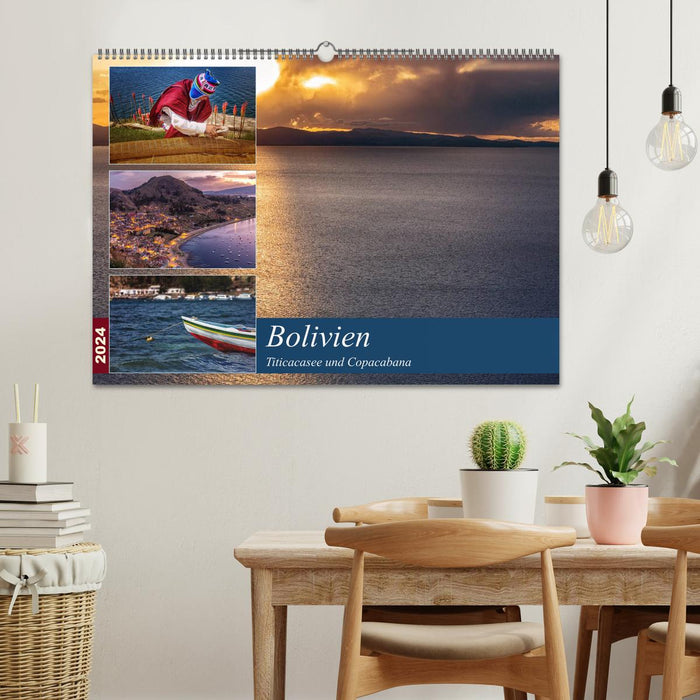 Bolivia - Lake Titicaca and Copacabana (CALVENDO wall calendar 2024) 