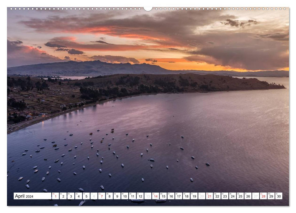 Bolivia - Lake Titicaca and Copacabana (CALVENDO wall calendar 2024) 