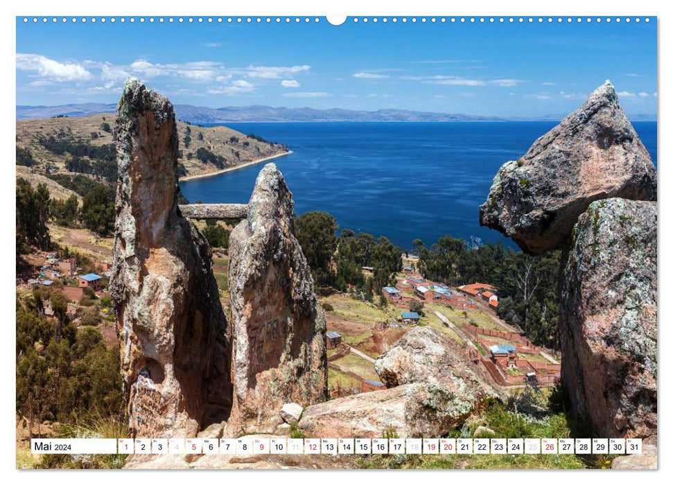 Bolivien - Titicacasee und Copacabana (CALVENDO Wandkalender 2024)