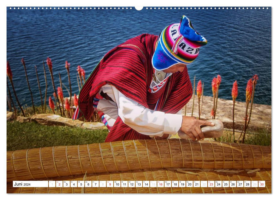 Bolivia - Lake Titicaca and Copacabana (CALVENDO wall calendar 2024) 