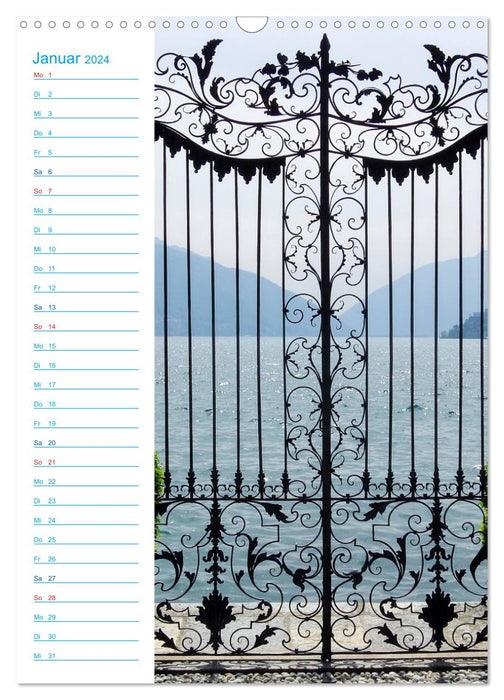 Tessin d'une beauté fantastique (calendrier mural CALVENDO 2024) 