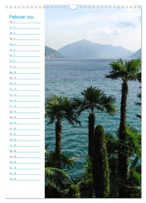 Fantastically beautiful Ticino (CALVENDO wall calendar 2024) 