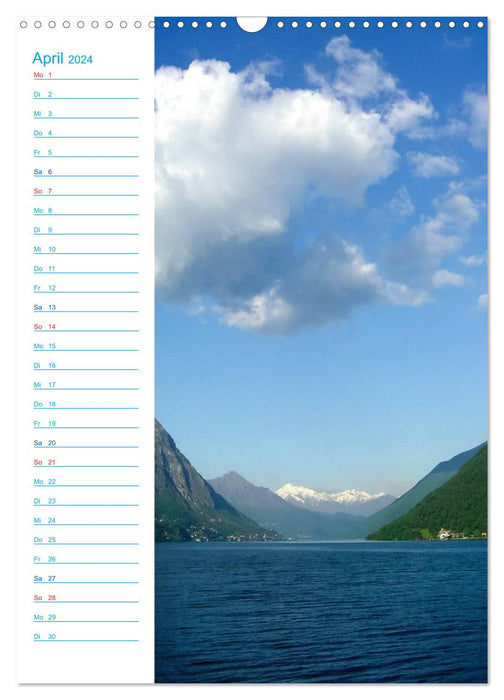 Traumhaft schönes Tessin (CALVENDO Wandkalender 2024)