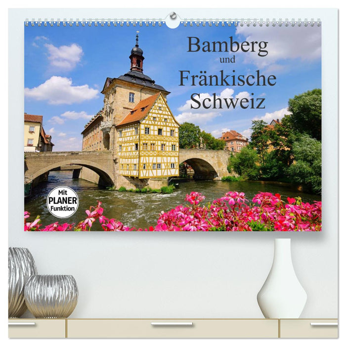 Bamberg and Franconian Switzerland (CALVENDO Premium Wall Calendar 2024) 