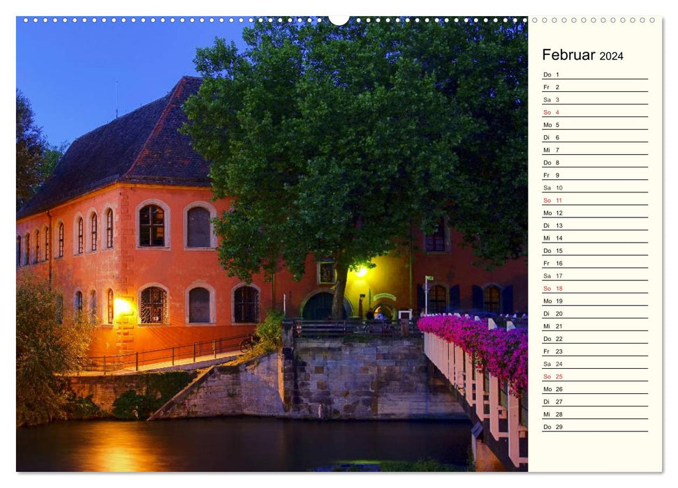 Bamberg und Fränkische Schweiz (CALVENDO Premium Wandkalender 2024)