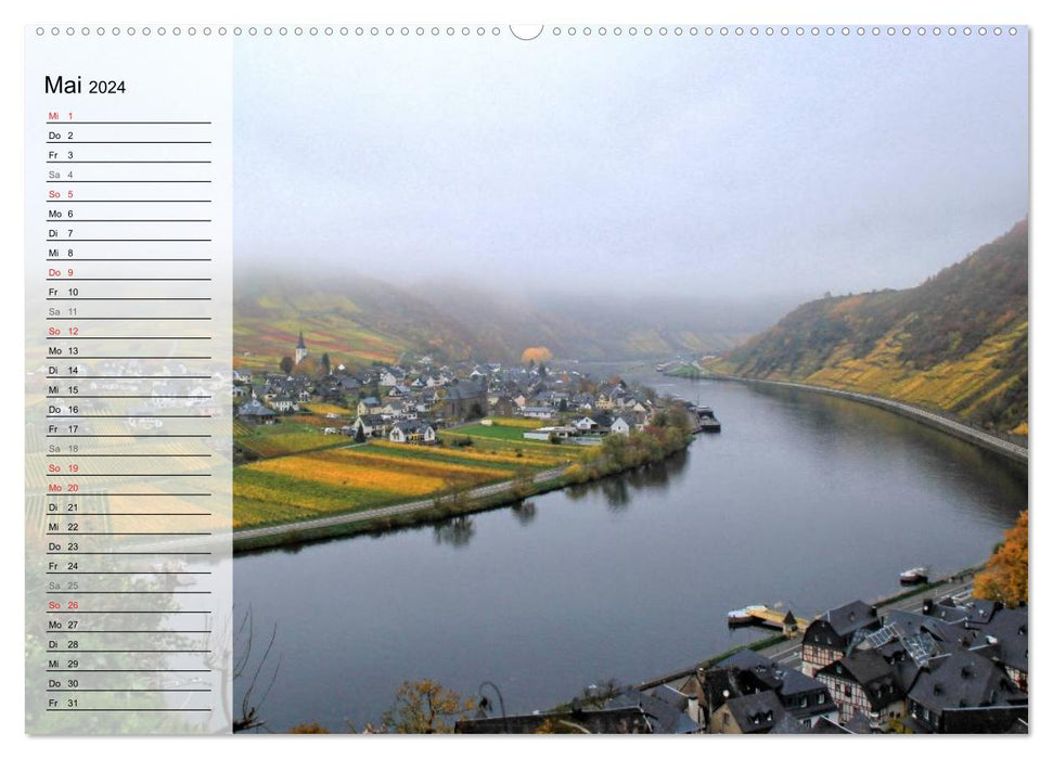 On the beautiful Moselle (CALVENDO Premium Wall Calendar 2024) 