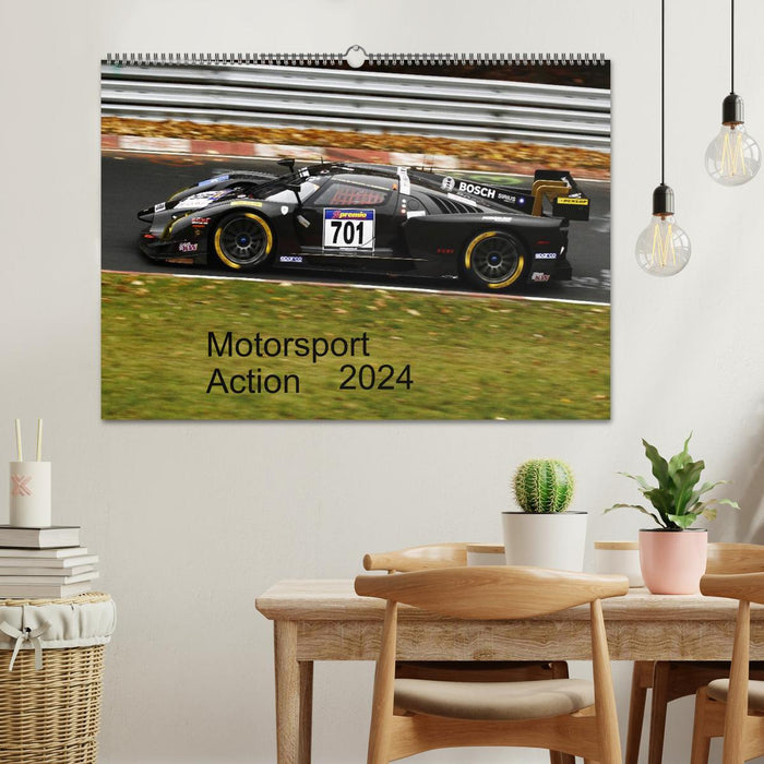 Motorsport Action 2024 (calendrier mural CALVENDO 2024) 