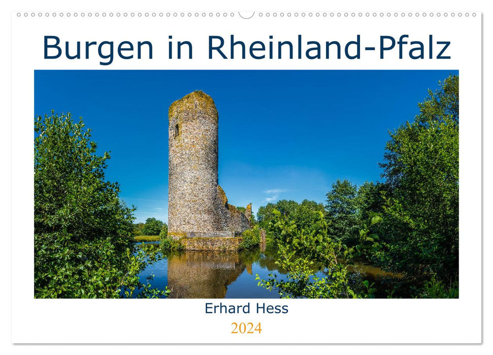 Burgen in Rheinland-Pfalz (CALVENDO Wandkalender 2024)