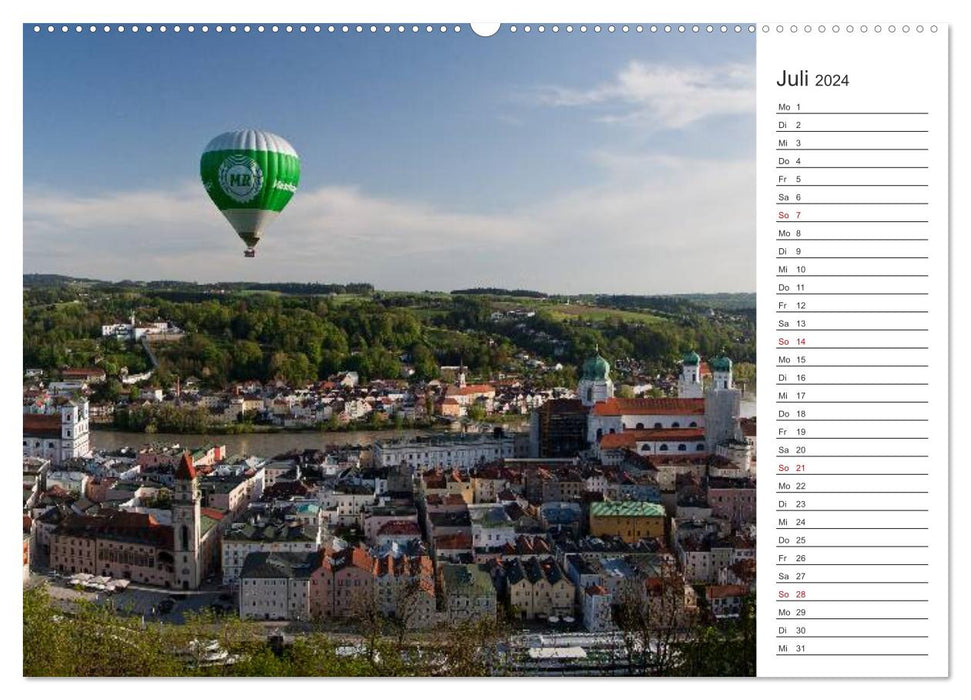 Pittoreskes Passau (CALVENDO Premium Wandkalender 2024)