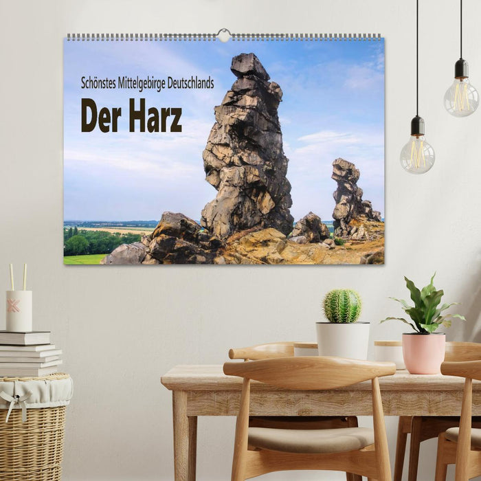 Der Harz - Schönstes Mittelgebirge Deutschlands (CALVENDO Wandkalender 2024)