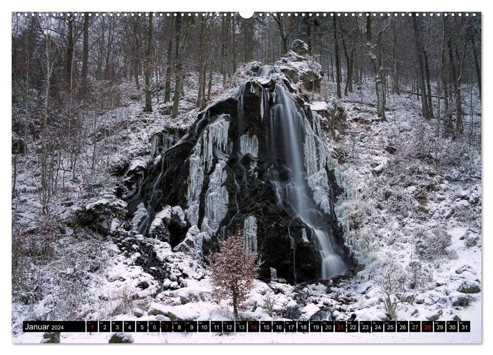 Der Harz - Schönstes Mittelgebirge Deutschlands (CALVENDO Wandkalender 2024)