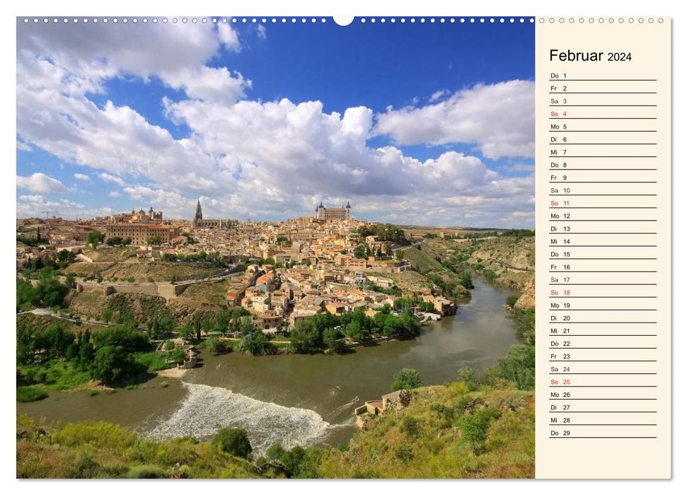 Châteaux en Espagne (calendrier mural CALVENDO 2024) 