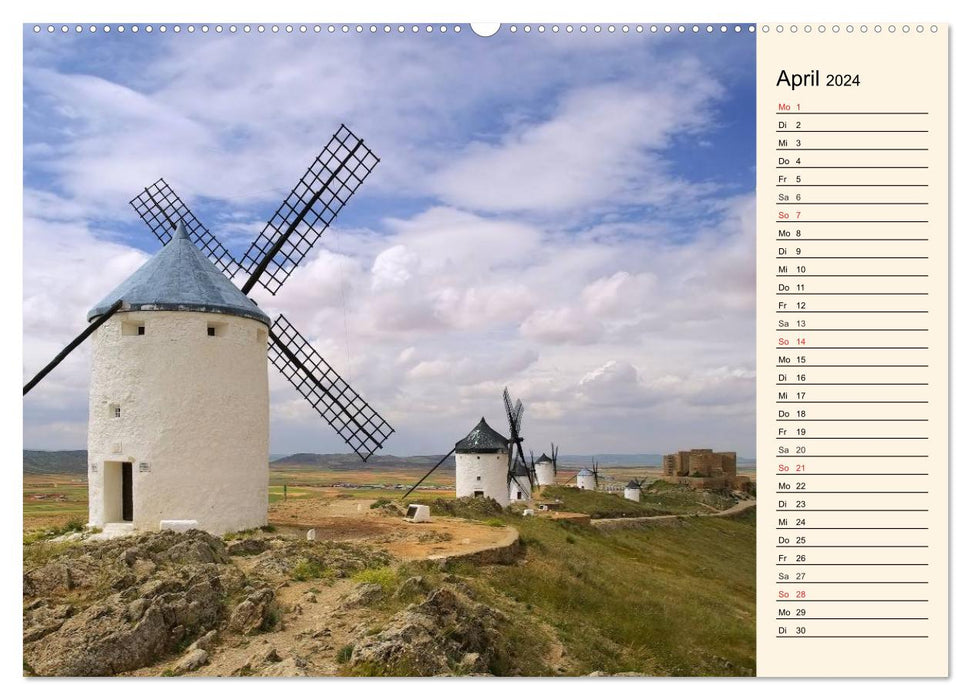 Castles in Spain (CALVENDO wall calendar 2024) 