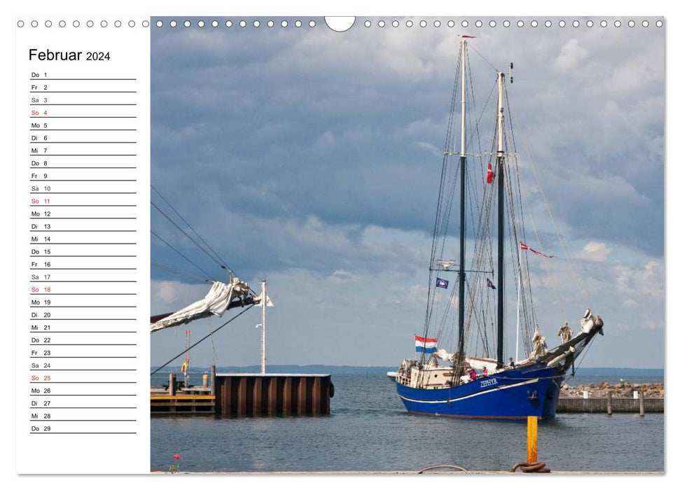 Island Ærø - Pearl of the Danish South Seas (CALVENDO wall calendar 2024) 