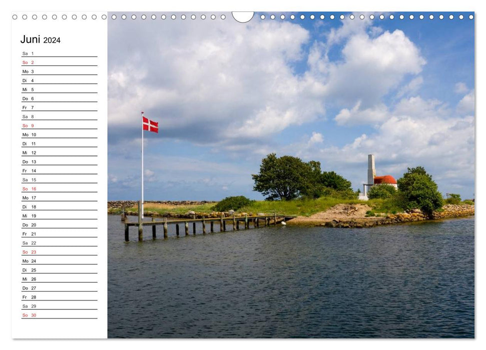 Insel Ærø - Perle der Dänischen Südsee (CALVENDO Wandkalender 2024)