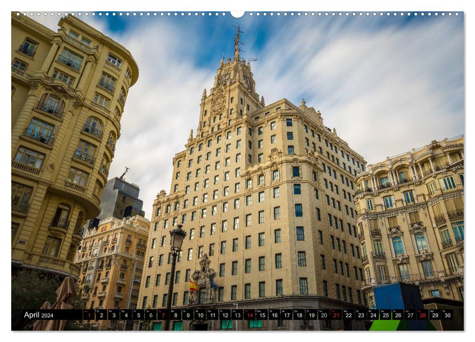 Metropole Madrid (CALVENDO Premium Wandkalender 2024)