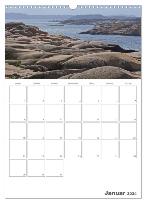 Typisch Schwedisch Bohuslän (CALVENDO Wandkalender 2024)