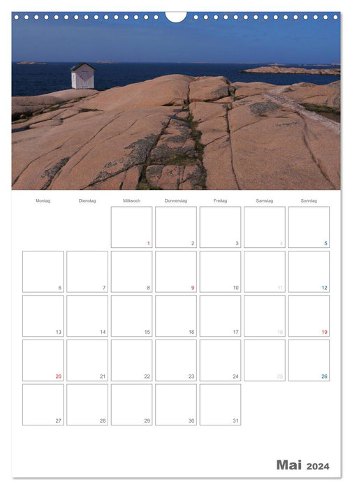 Typisch Schwedisch Bohuslän (CALVENDO Wandkalender 2024)