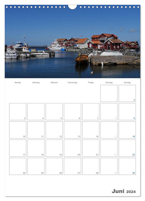 Bohuslän typiquement suédois (calendrier mural CALVENDO 2024) 