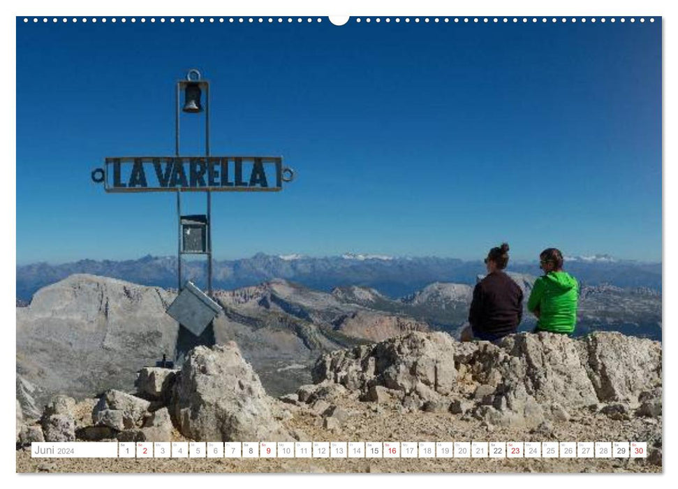 Gipfelkreuze und Wegkreuze in den Südtiroler Bergen (CALVENDO Wandkalender 2024)