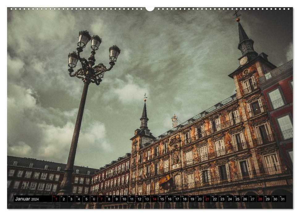 Capital Madrid (CALVENDO Premium Wall Calendar 2024) 