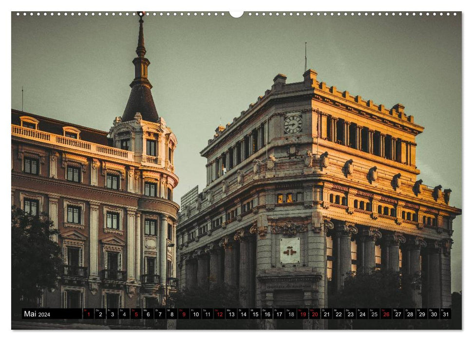 Hauptstadt Madrid (CALVENDO Premium Wandkalender 2024)