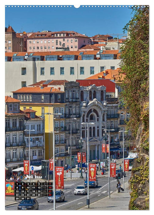 Porto Tag und Nacht (CALVENDO Premium Wandkalender 2024)