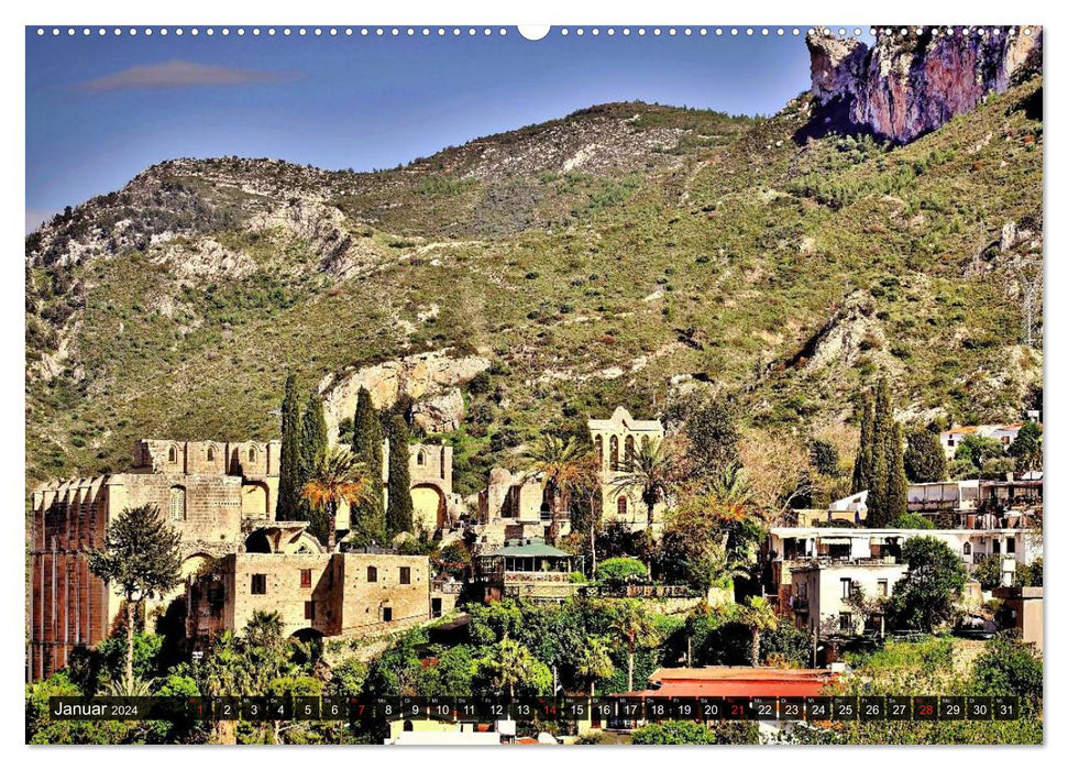 Northern Cyprus. Mountains - Beaches - Culture (CALVENDO wall calendar 2024) 