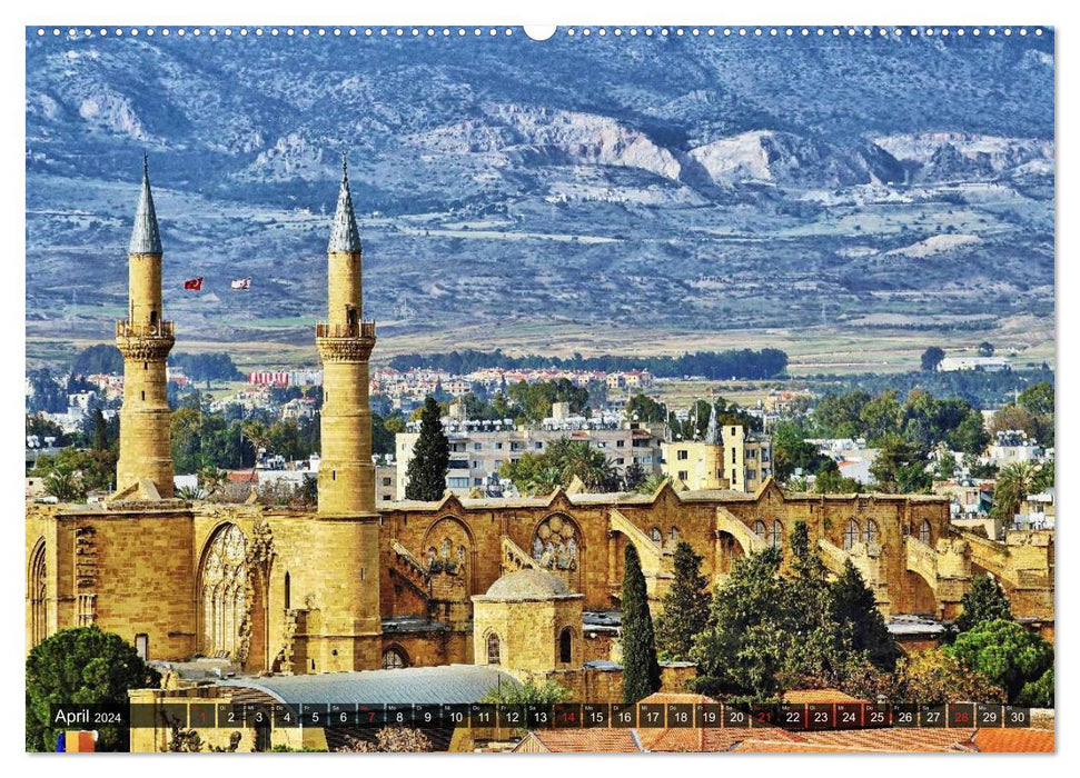 Northern Cyprus. Mountains - Beaches - Culture (CALVENDO wall calendar 2024) 