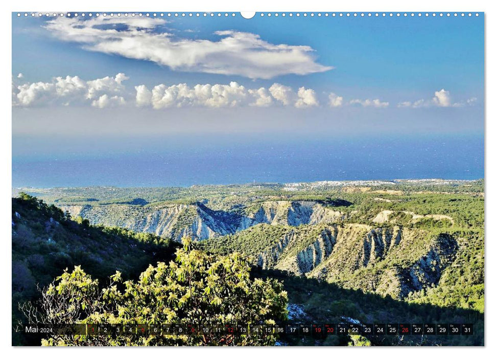 Chypre du Nord. Montagnes - Plages - Culture (Calendrier mural CALVENDO 2024) 