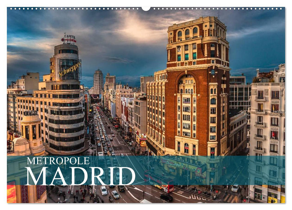 Metropole Madrid (CALVENDO Wandkalender 2024)