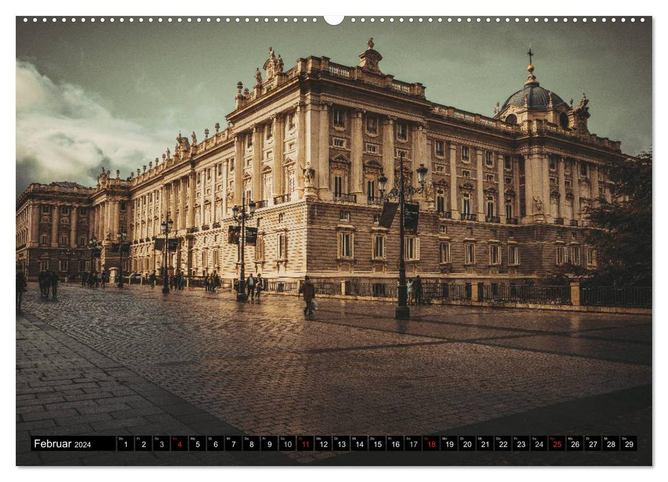 Capital Madrid (CALVENDO wall calendar 2024) 