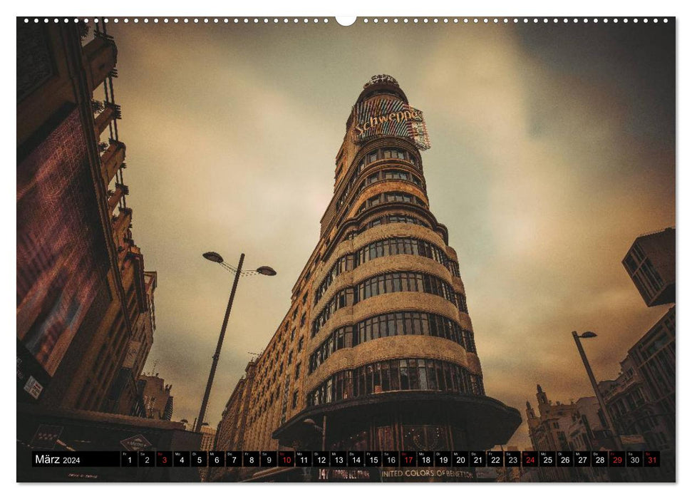 Hauptstadt Madrid (CALVENDO Wandkalender 2024)