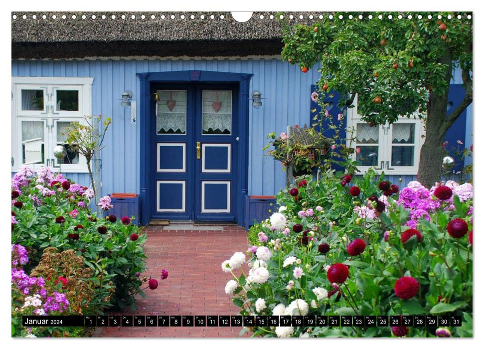 Baltic Sea houses (CALVENDO wall calendar 2024) 