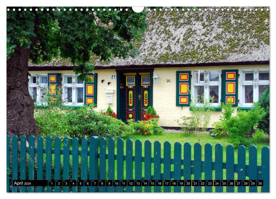 Baltic Sea houses (CALVENDO wall calendar 2024) 