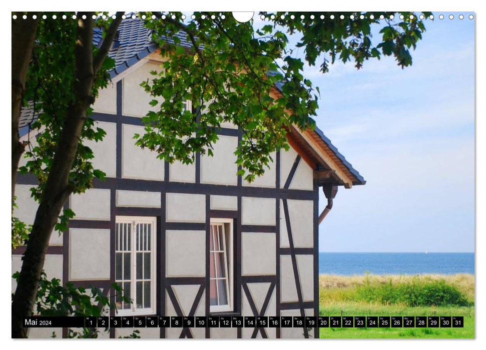 Baltic Sea houses (CALVENDO wall calendar 2024) 